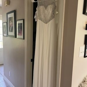 White Blush formal gown